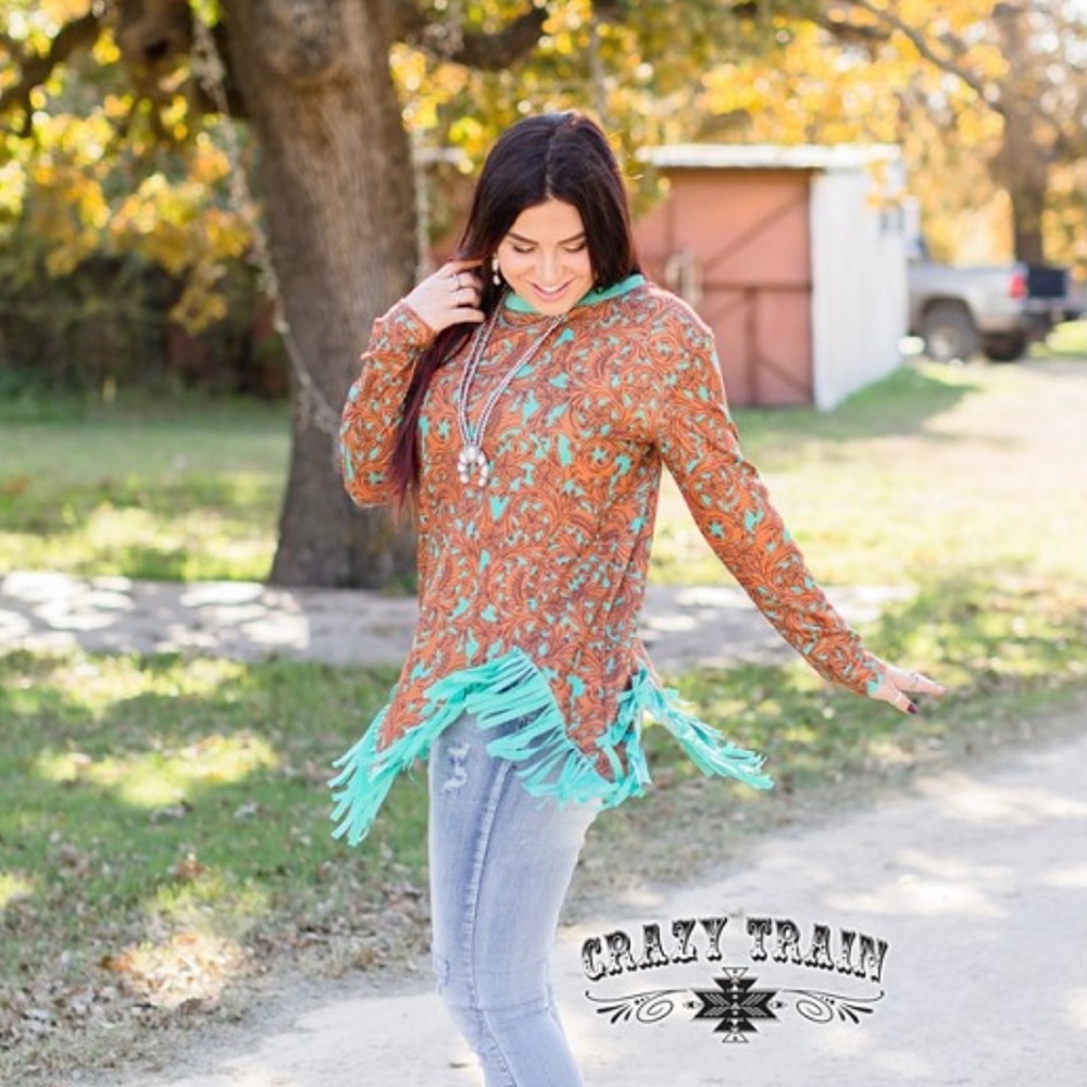 Crazy Train Lady Leather Fringe Top - Picture 5 of 9